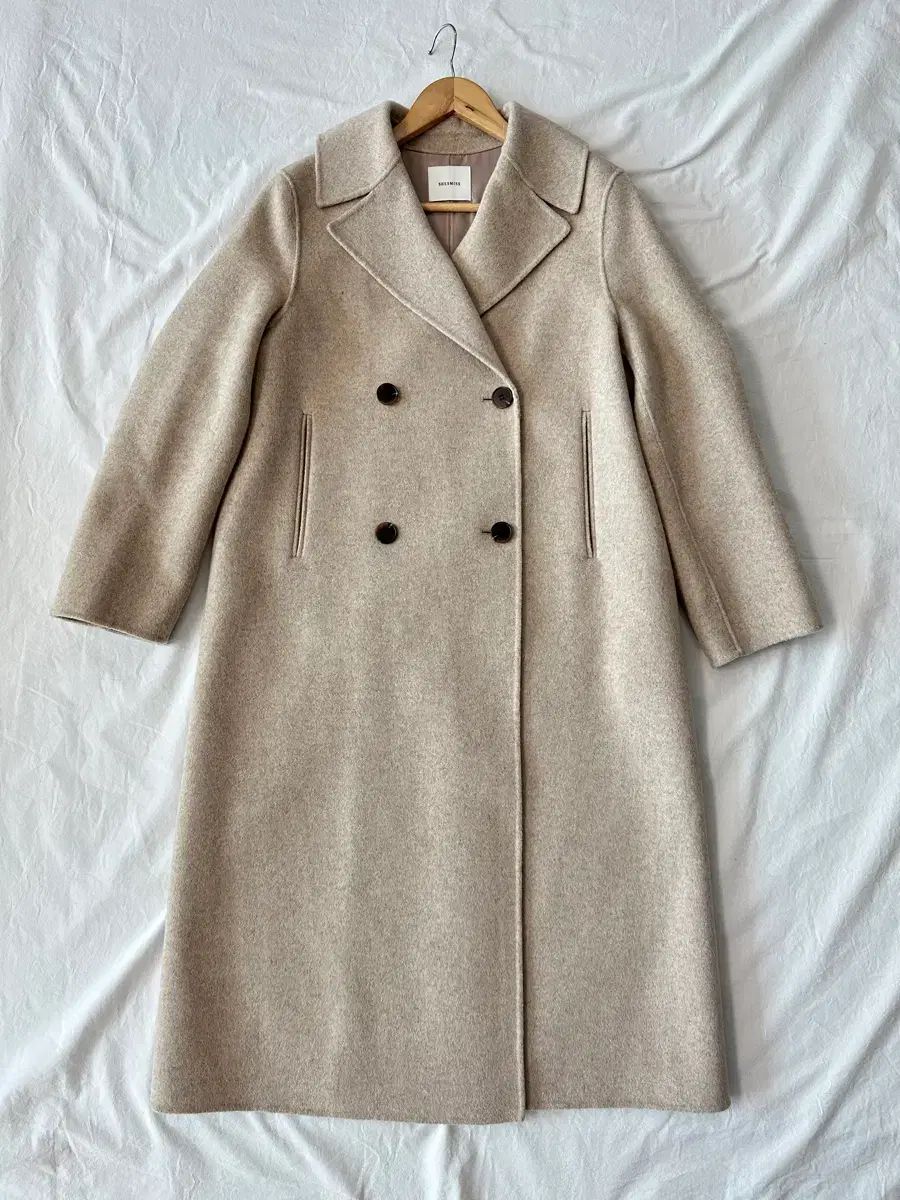 SHESMISS ウールカシミア ダブル ロングコート