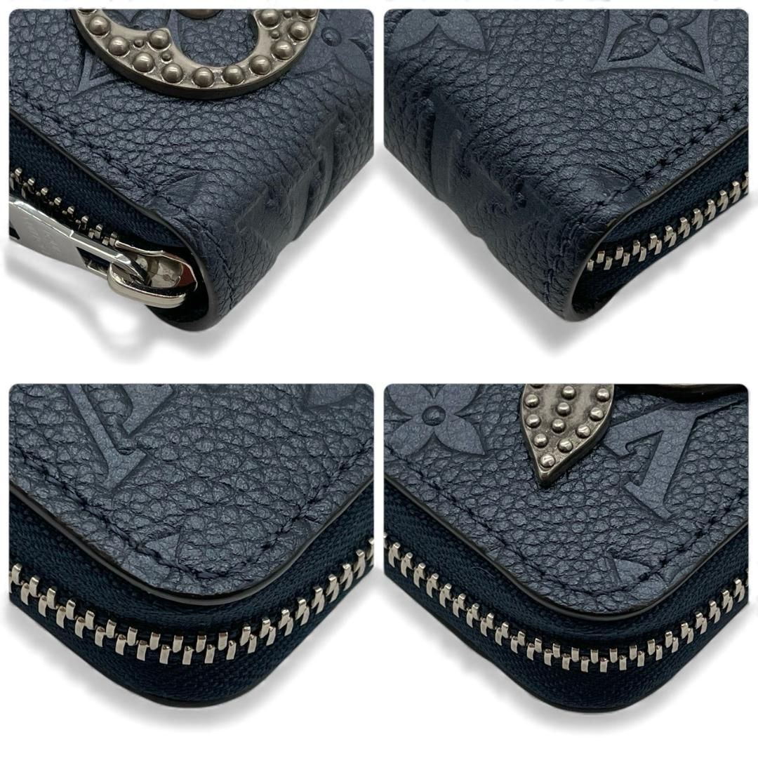 鑑定済極美品ルイヴィトン モノグラムアンプラント マリンメタルジッピーウォレット 新品未使用】ルイヴィトン Louis Vuitton 長財布 ジッピーウォレット