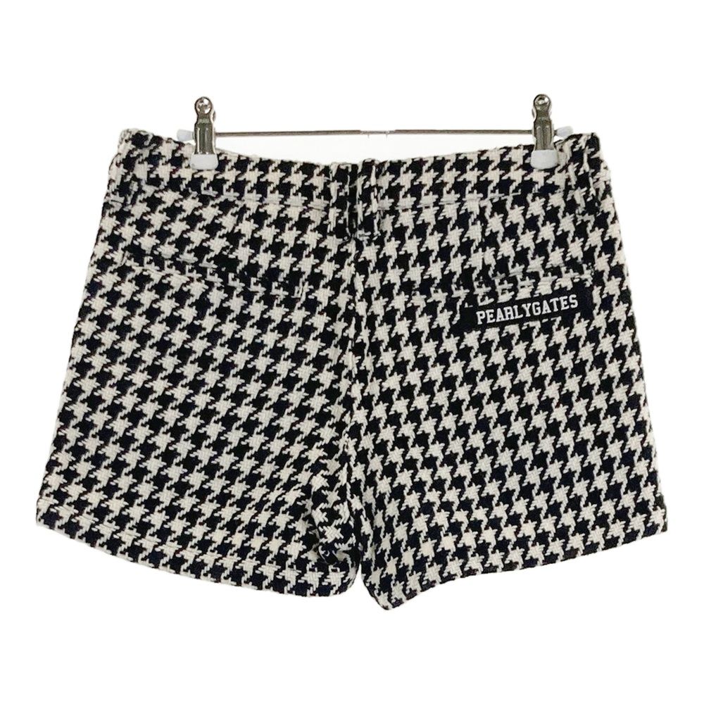 サイズ：0 PEARLY GATES パーリーゲイツ ショートパンツ ウール 千鳥柄