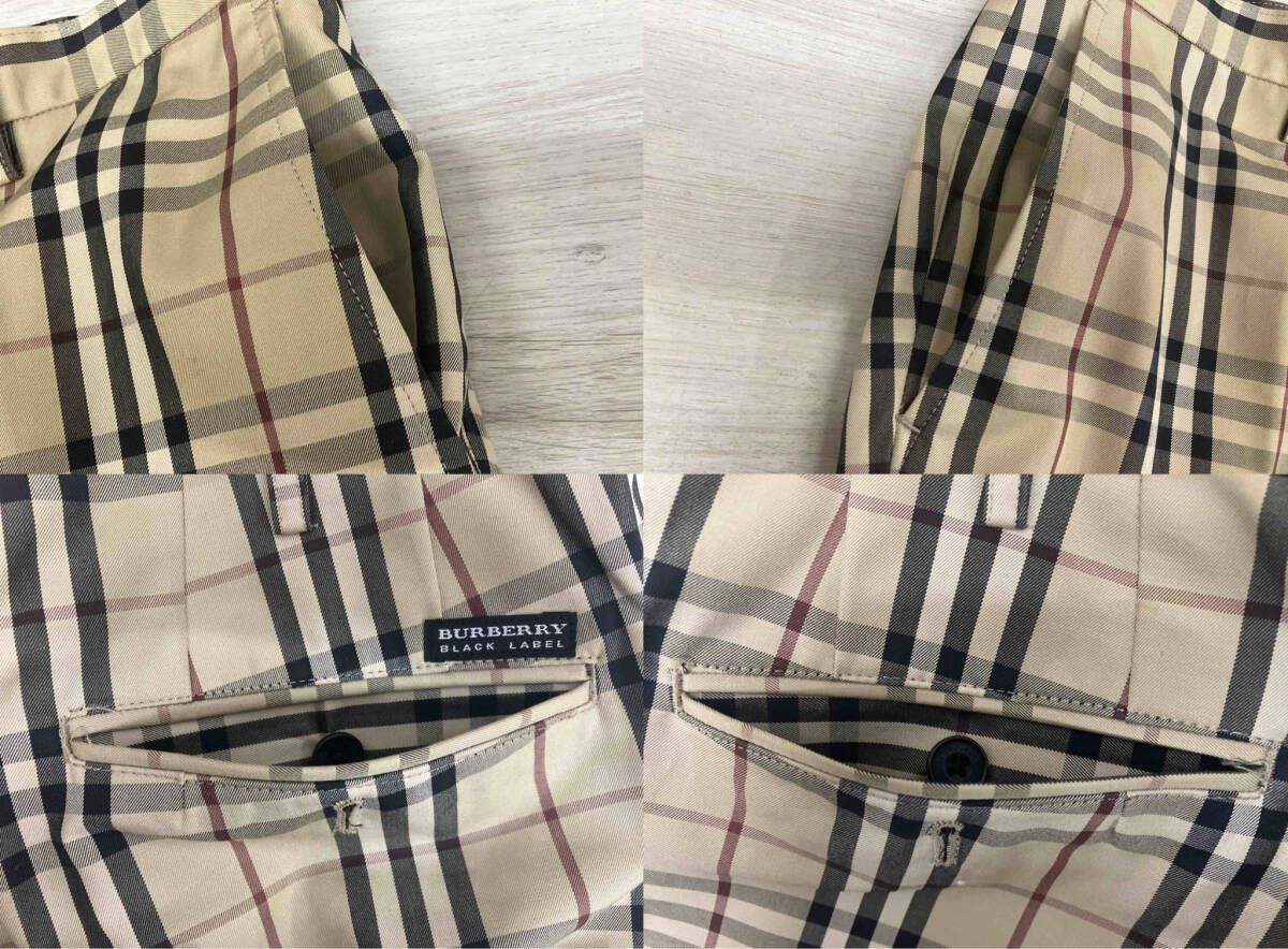 BURBERRY BLACK LABEL パンツ サイズ73 ノバチェック/ベージュ/BMS50 
