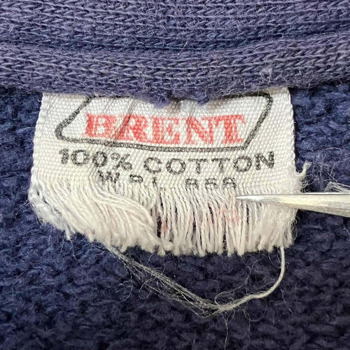 BRENT / ブレント / 50s / 60s / ハーフジップ / 片爪ジップ / ナス紺