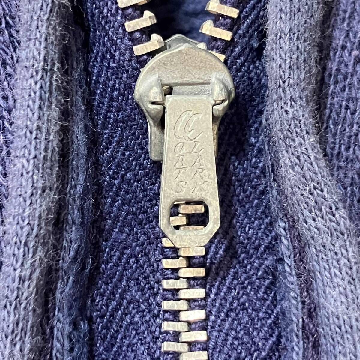 BRENT / ブレント / 50s / 60s / ハーフジップ / 片爪ジップ / ナス紺