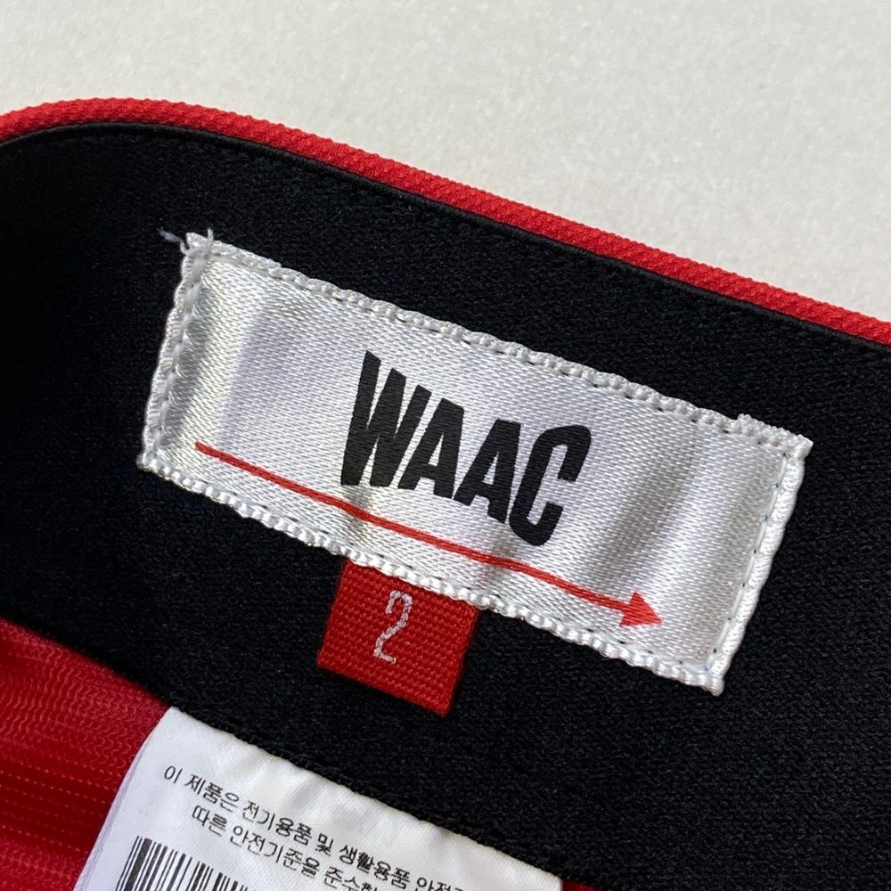 サイズ：2 WAAC ワック ストレッチパンツ レッド系 [240101573873