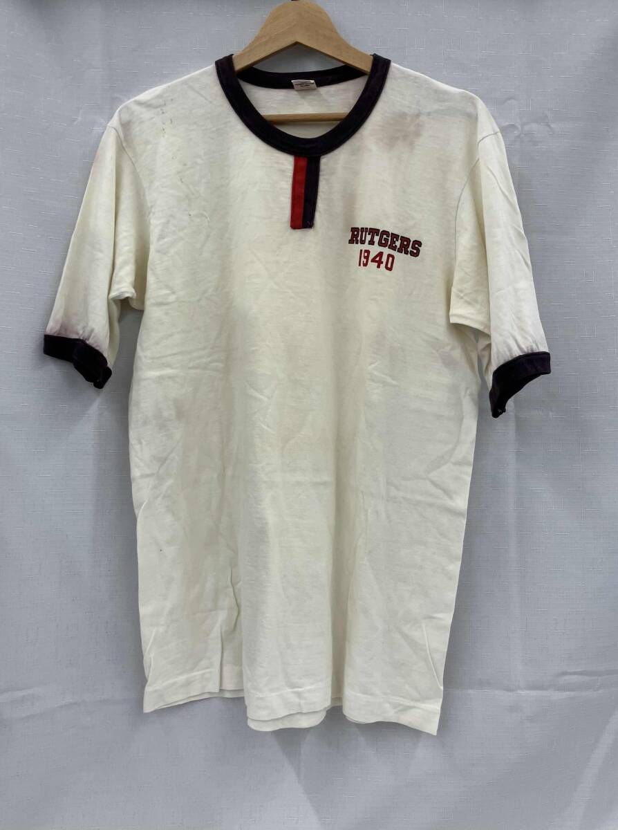 AIR TOWNE MILLS エアータウンミルズ/半袖Tシャツ/イエロー/50s 