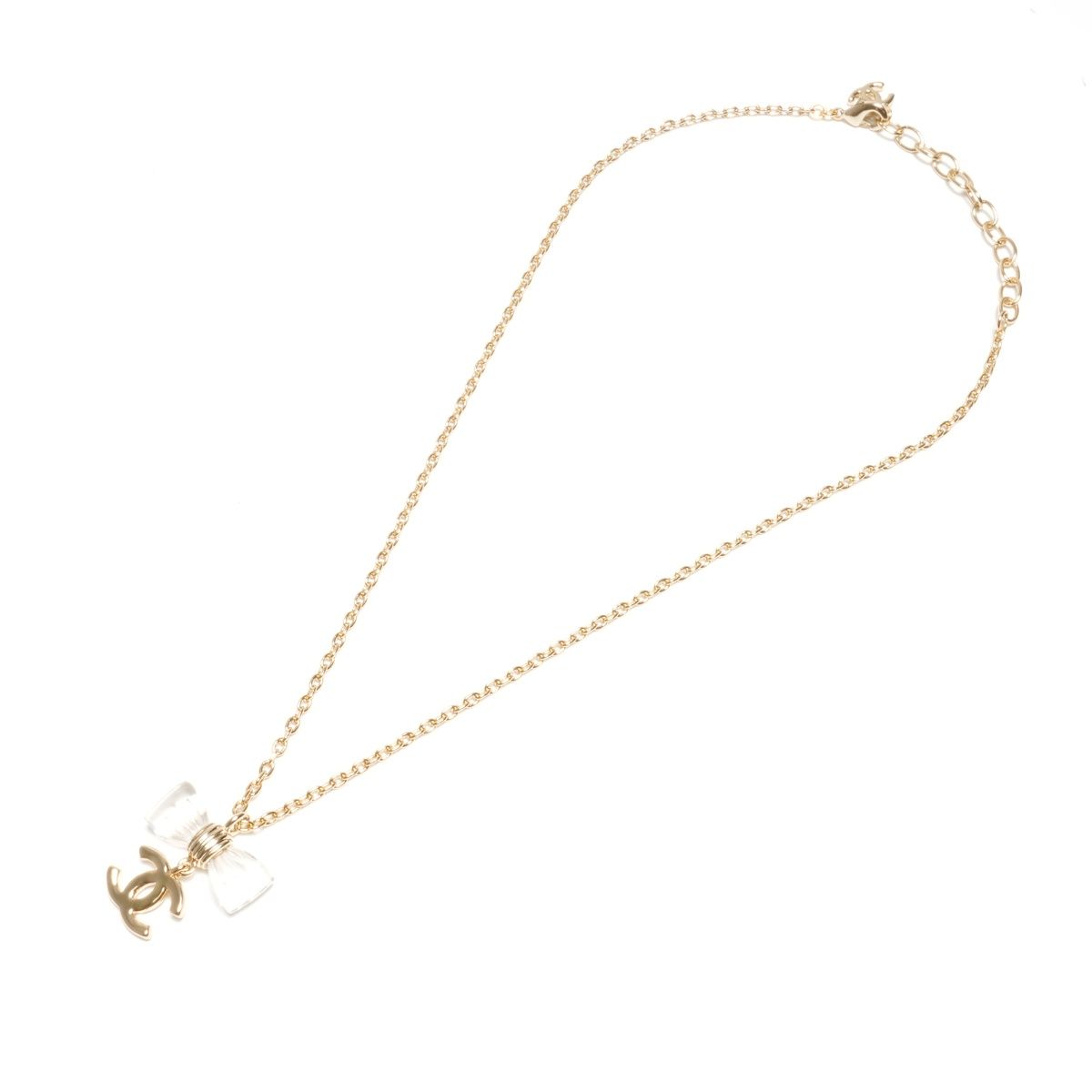 CHANEL シャネル ネックレス リボン モチーフ 2025 - メルカリ