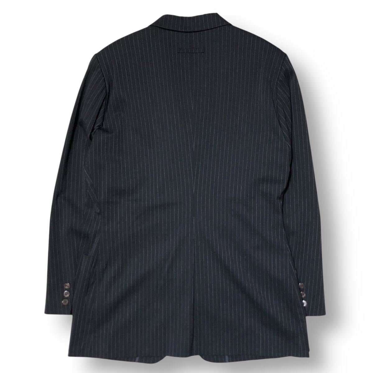 Jean Paul Gaultier HOMME Chalk Stripe Jacket Black size 48