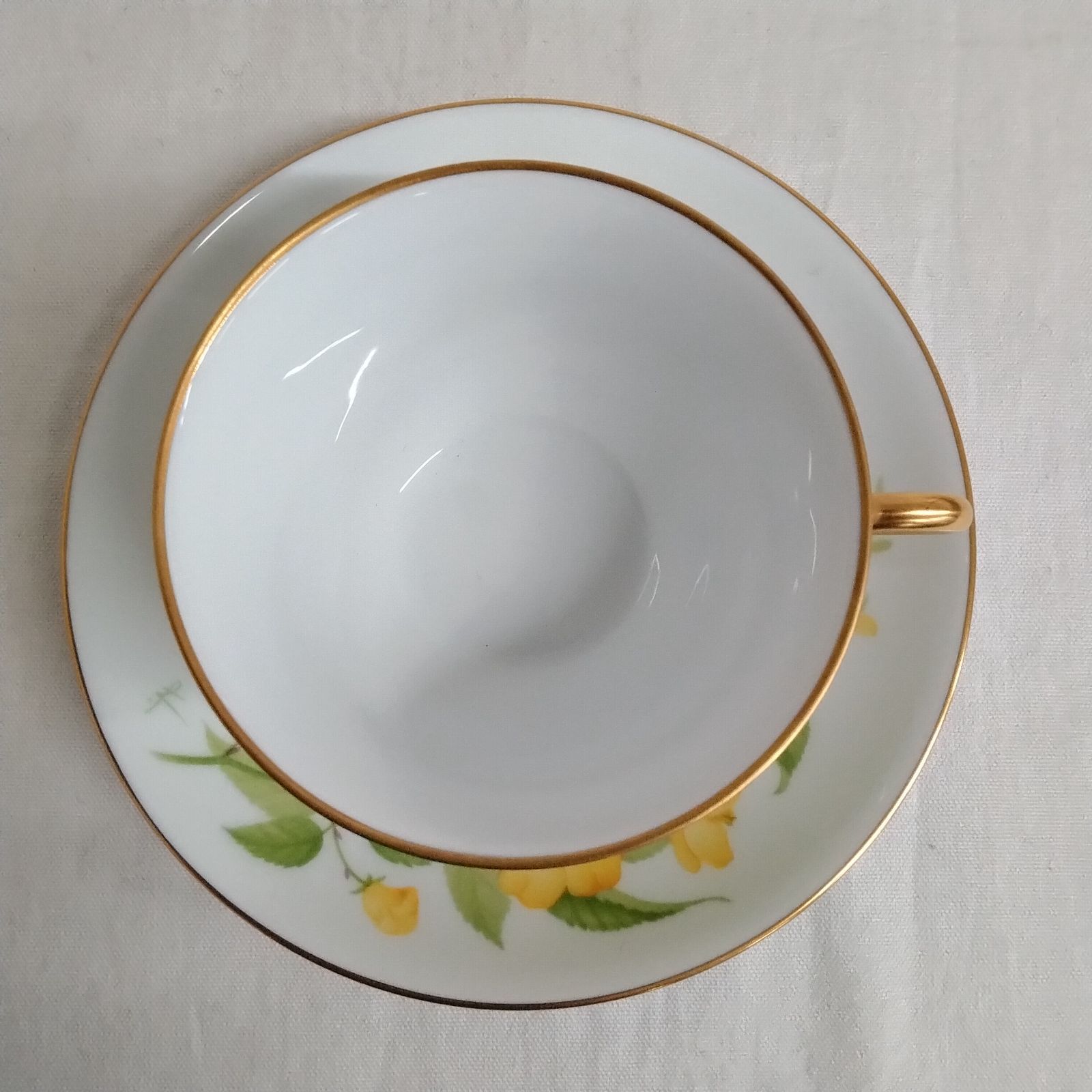 大倉陶園&フランクリンポーセリン限定コラボ カップ&ソーサー 日本花の