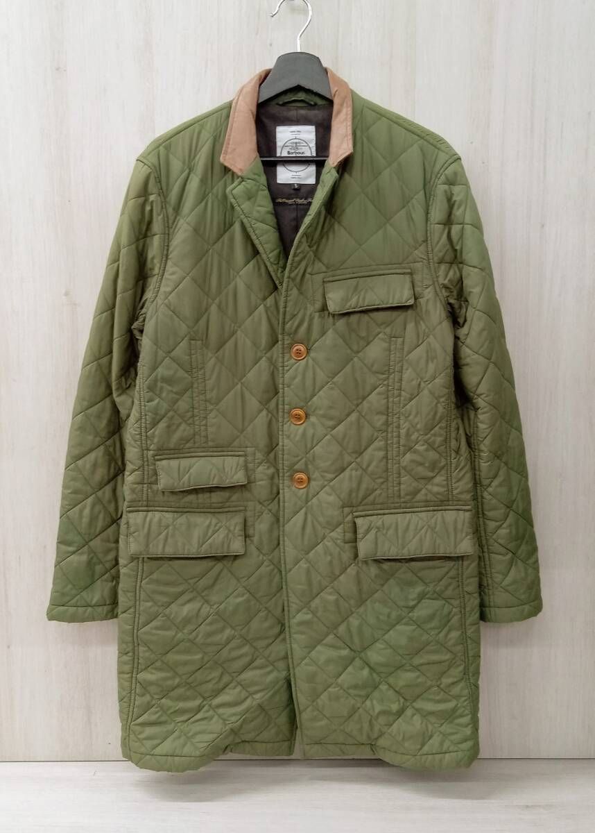 【レア】Barbour×Norton&Sons キルティングコート　サイズL BARBOUR×NORTON＆SONS/バブアー×ノートンアンドサンズ/コート