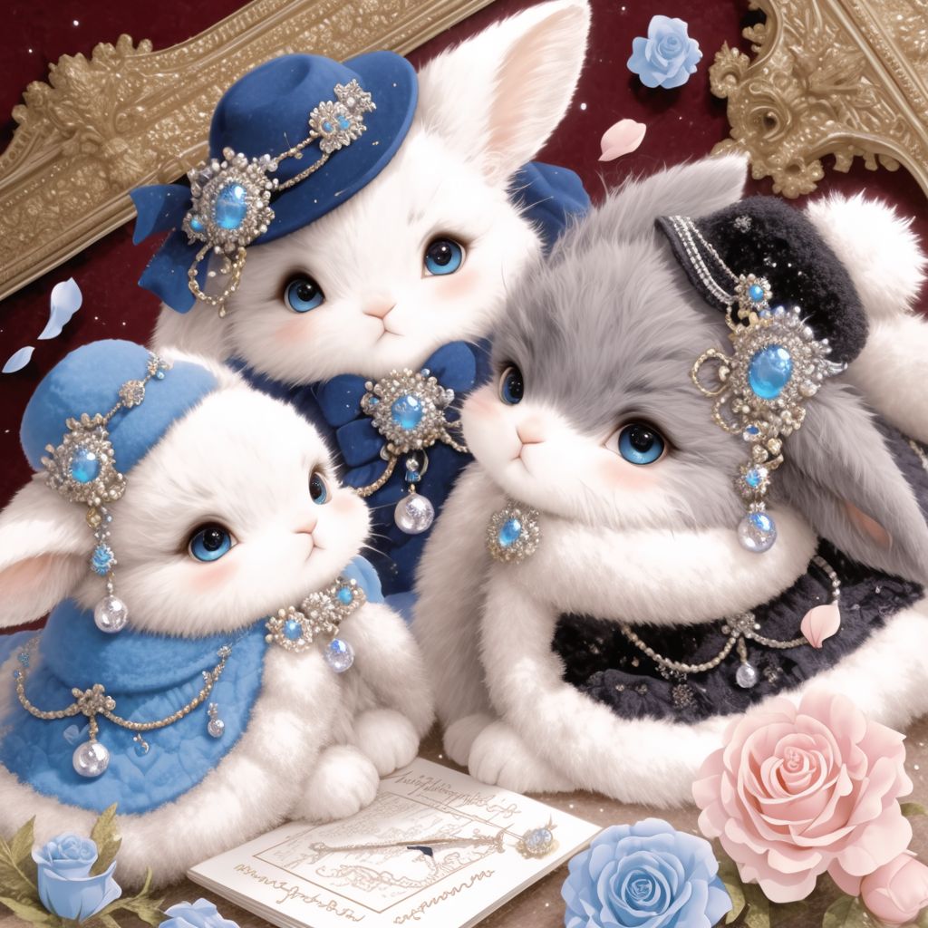 パネル生地 再販 うさぎ8柄 E - メルカリ