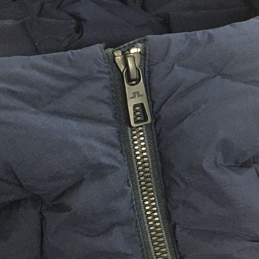美品】ジェイリンドバーグ ダウンジャケット ネイビー フード付 ダウン
