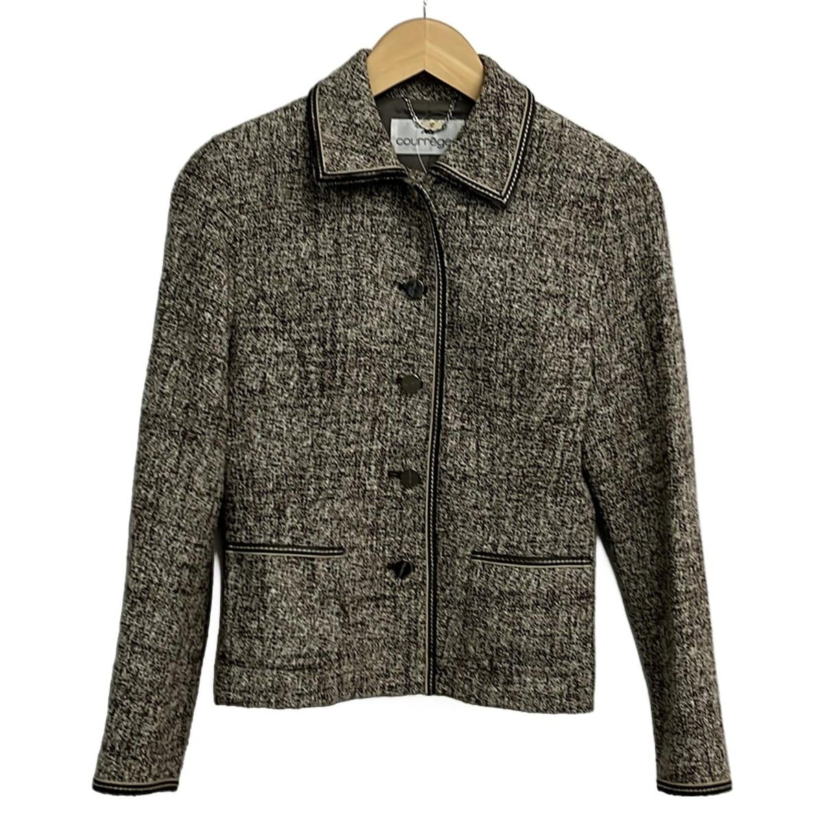 COURREGES(クレージュ) ジャケット サイズ9AR S レディース - 白