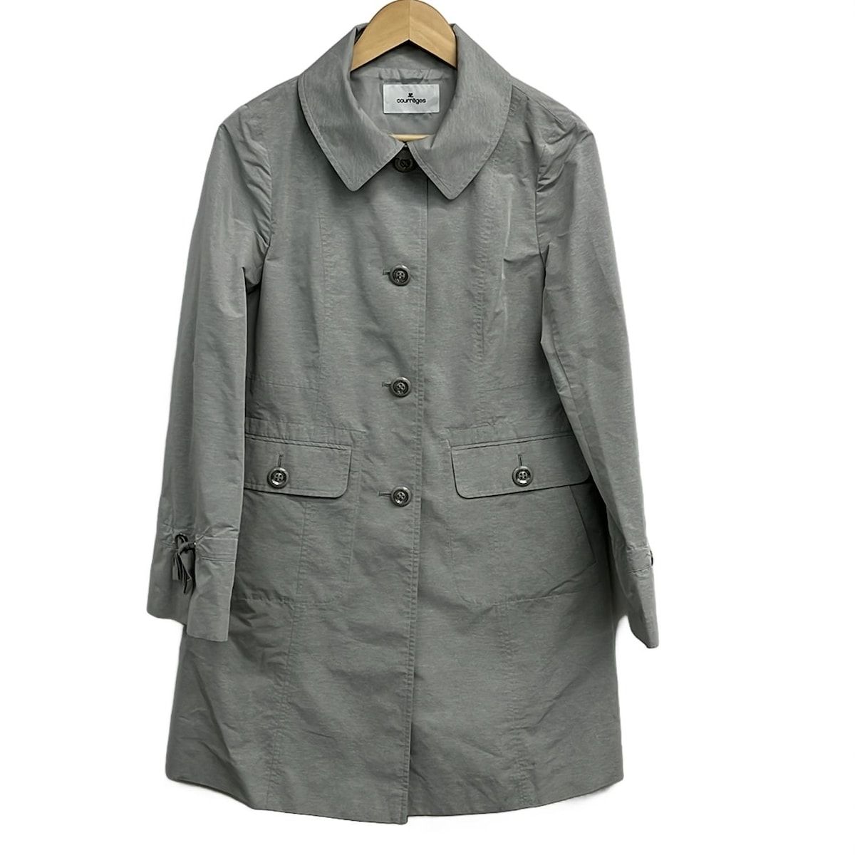 courregesクレージュ コート COURREGES(クレージュ) コート サイズ40 M レディース - グレー 長袖