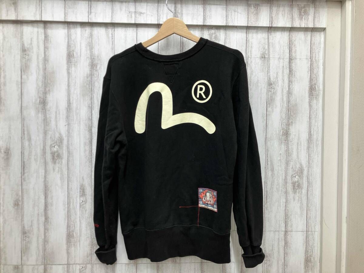EVISU×天才バカボン 前Vスウェット ブラック スウェット - メルカリ