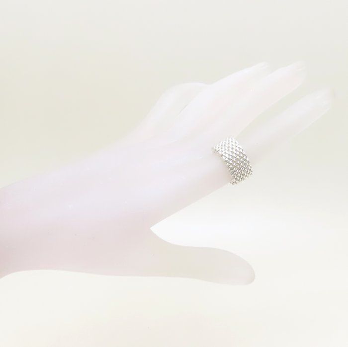 Tiffany & Co. サマセット シルバーリング 14号 ティファニー TIFFANY&Co.（ティファニー） サマセット メッシュ リング シルバー