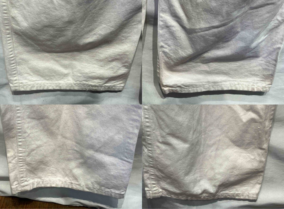 40s WEARWELL 月桂樹ボタン オールインワン ホワイト ウェアウェル