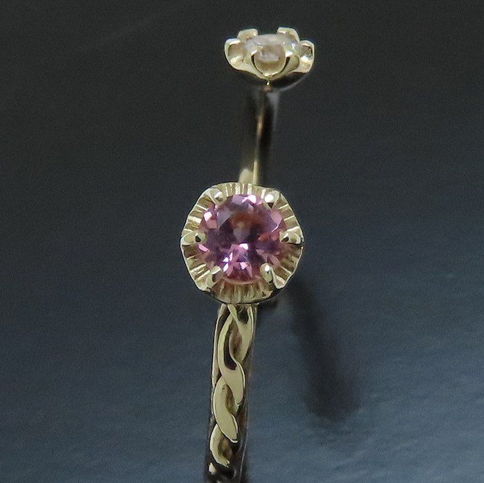 tatsuo nagahata タツオナガハタ リング 指輪 ピンクトルマリン