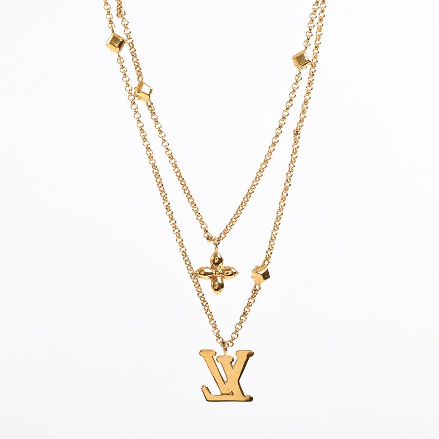 LOUIS VUITTON ルイヴィトン ネックレス レディLV M01845 - メルカリ