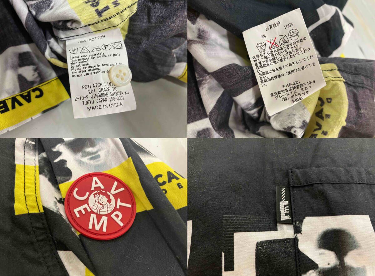 C.E CAVEMPT シーイーキャブエンプト 長袖シャツ キューブグラフィック