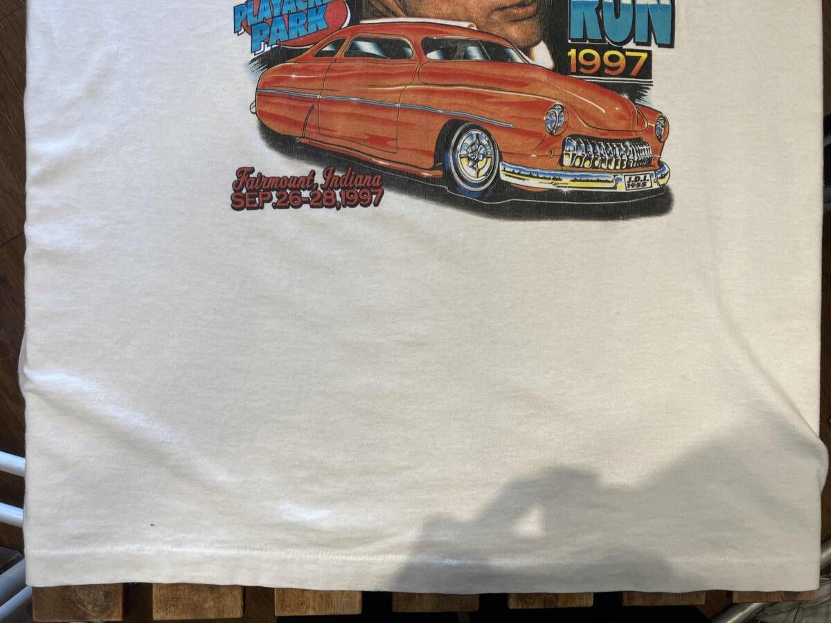 90s FRUIT OF THE LOOM James Dean RUN 1997 TEE フルーツオブザルーム