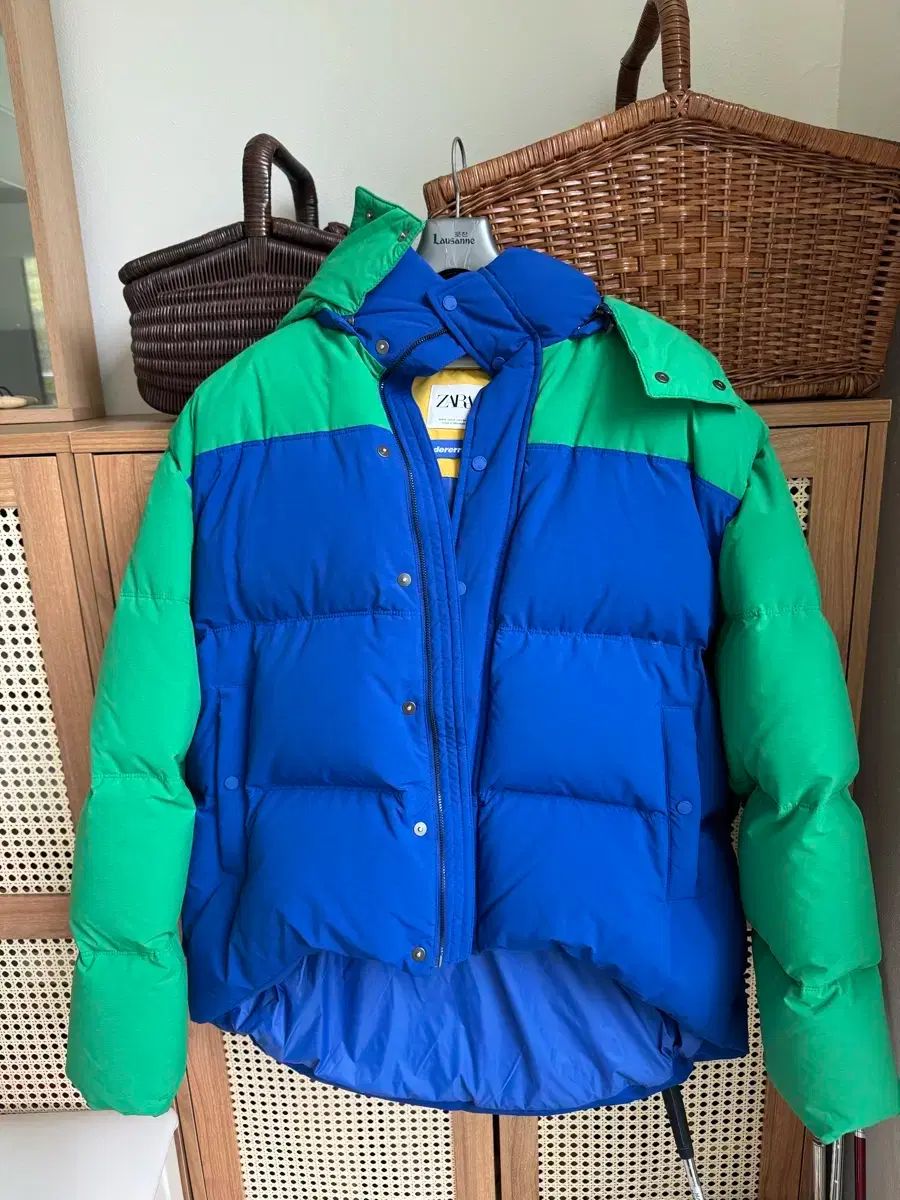 ZARA x ADER ERROR オーバーサイズ ダウン ジャケット グレー ショップ