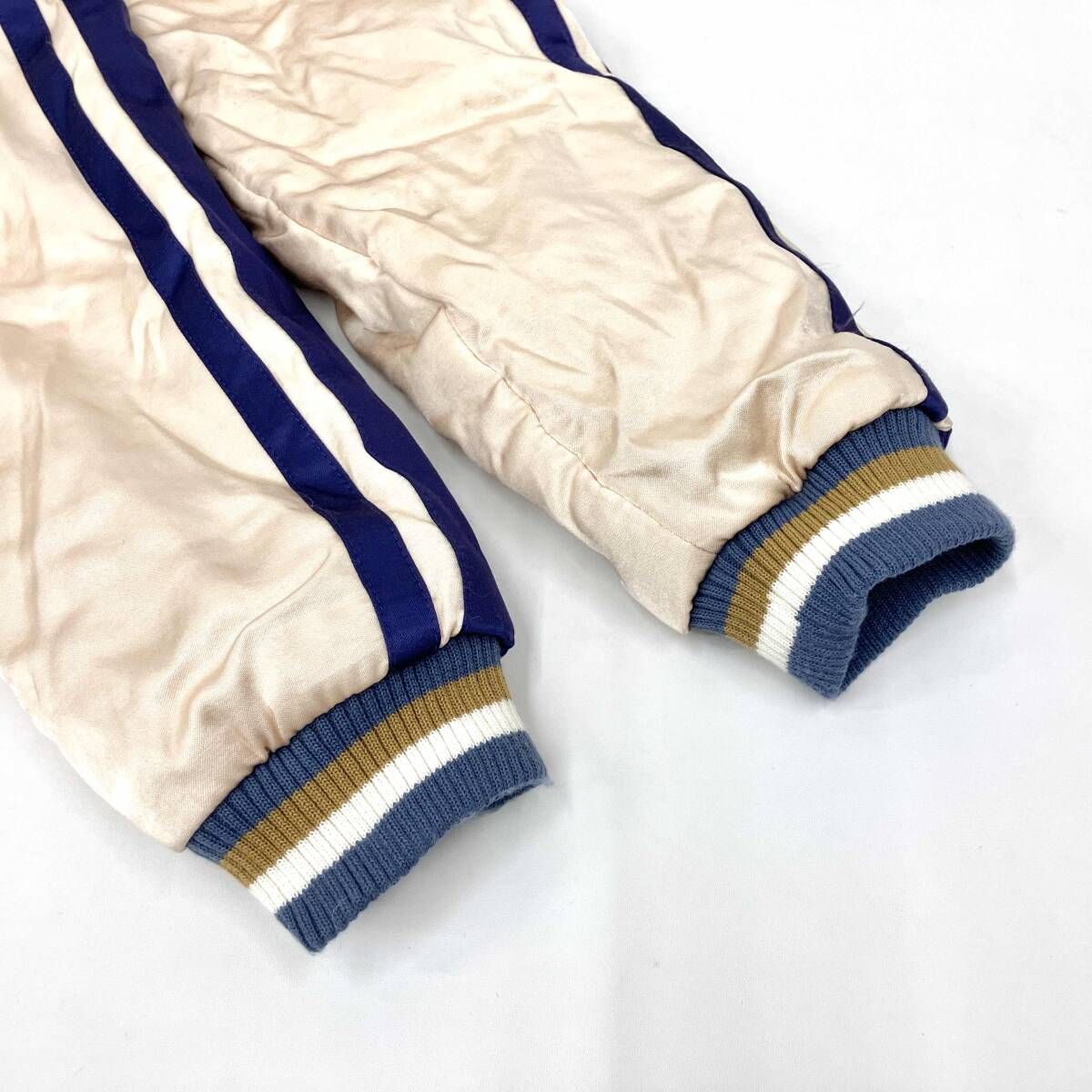 HOUSTON ヒューストン スカジャン ネイビー サイズ L - メルカリ