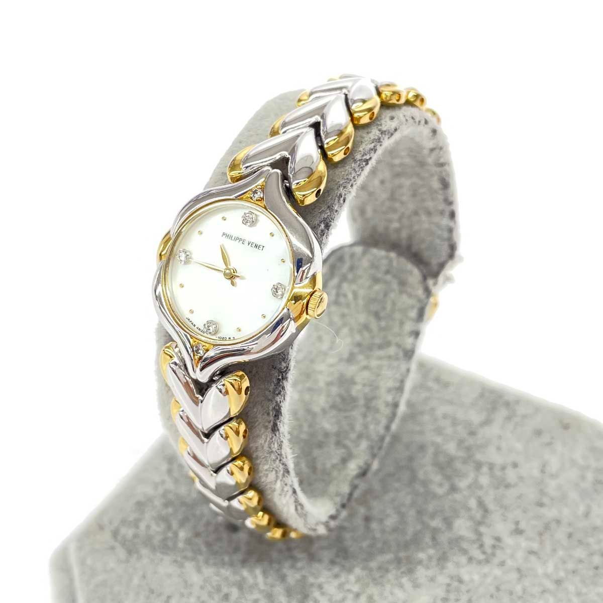 超美品✨PHILIPPE VENET ブレスウォッチ 腕時計 コンビカラー philippe venet フィリップベネット 腕時計 ブレスウォッチ/SS/ 4N20