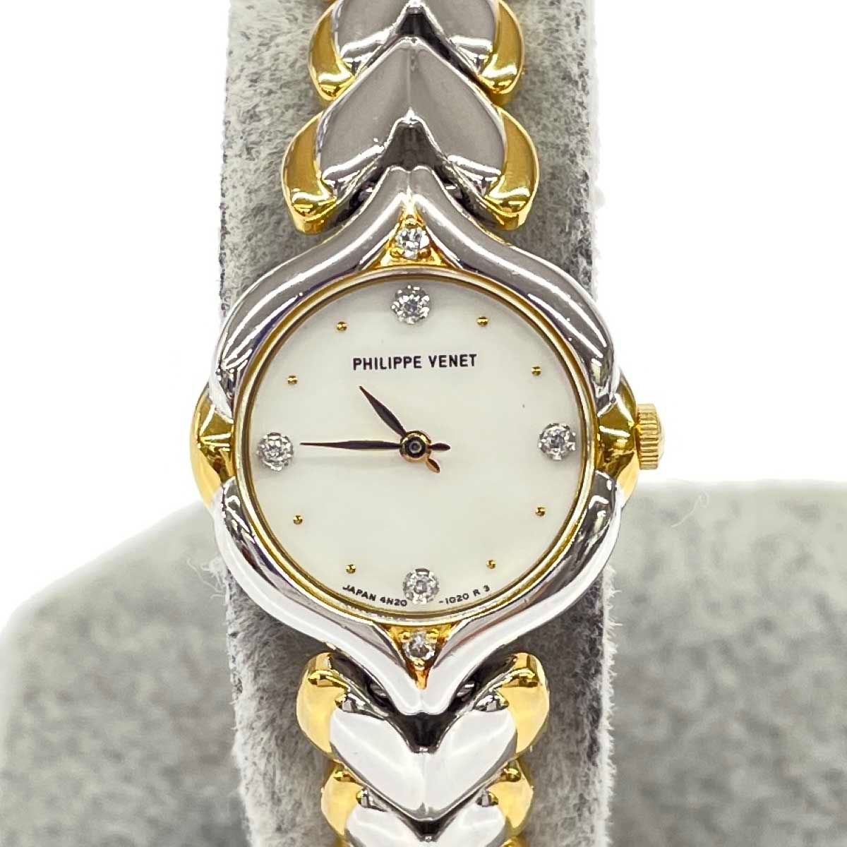 超美品✨PHILIPPE VENET ブレスウォッチ 腕時計 コンビカラー philippe venet フィリップベネット 腕時計 ブレスウォッチ/SS/ 4N20