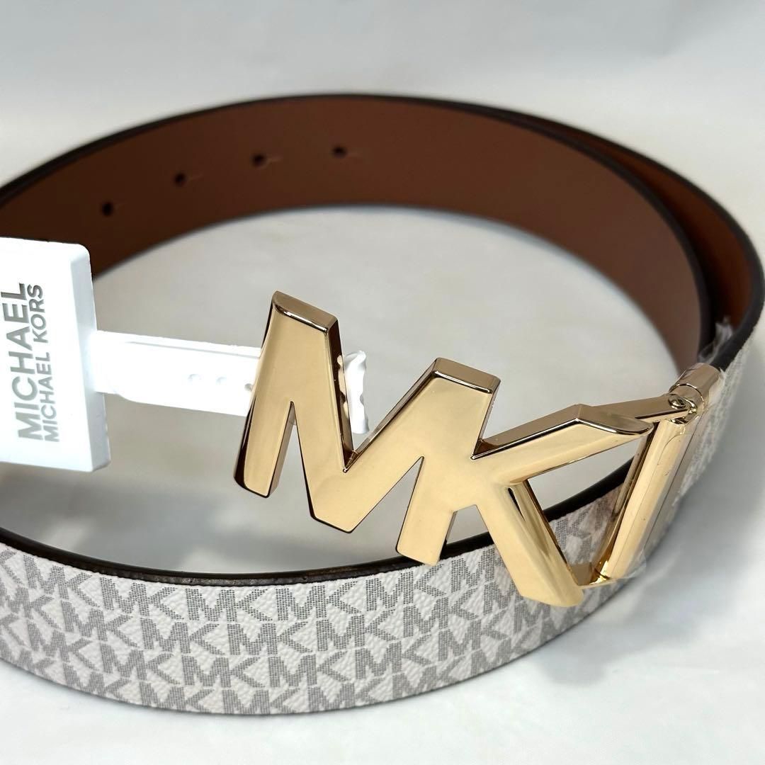 Michael Kors マイケルコースベルト ゴールド ロゴ L