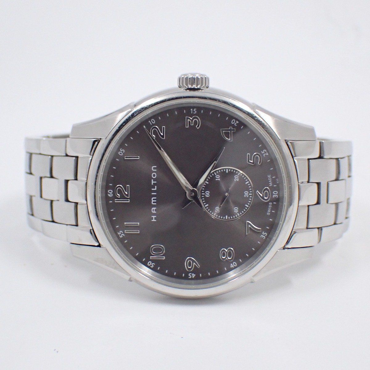 ハミルトン ジャズマスター シンライン クォーツ メンズ 腕時計 グレー