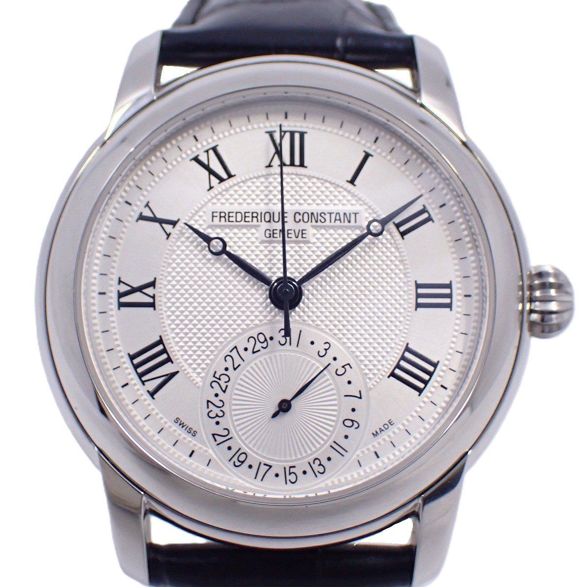 フレデリックコンスタント クラシック マニュファクチュール 自動巻き メンズ 腕時計 白文字盤 革ベルト FC 710 X 4 H 5 6