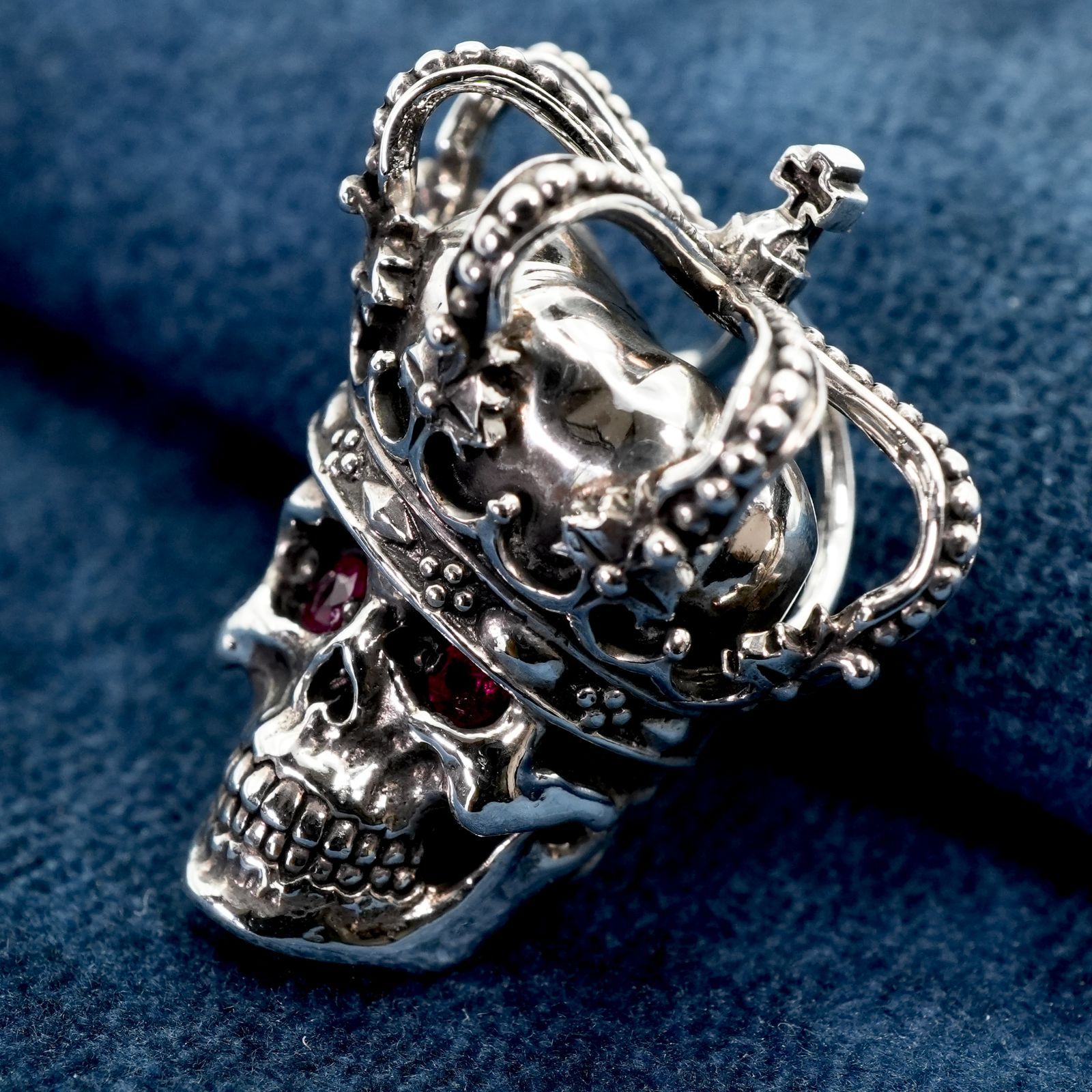 ジャスティンデイビス エッセンシャル スカル ペンダントトップ/25