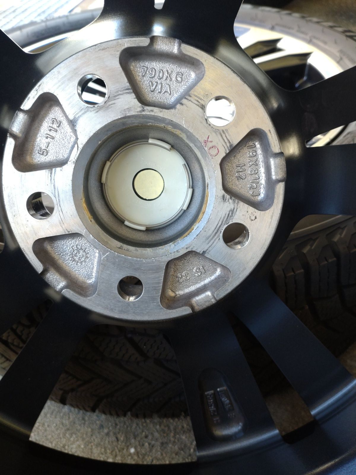  TAS スマートライン BMW X 5 7等 19インチ 8 J 32 PCD 112 H ＆ミシュラン ICE SNOW SUV 265 55 R 19 4本 19インチ タイヤ ホイールセット