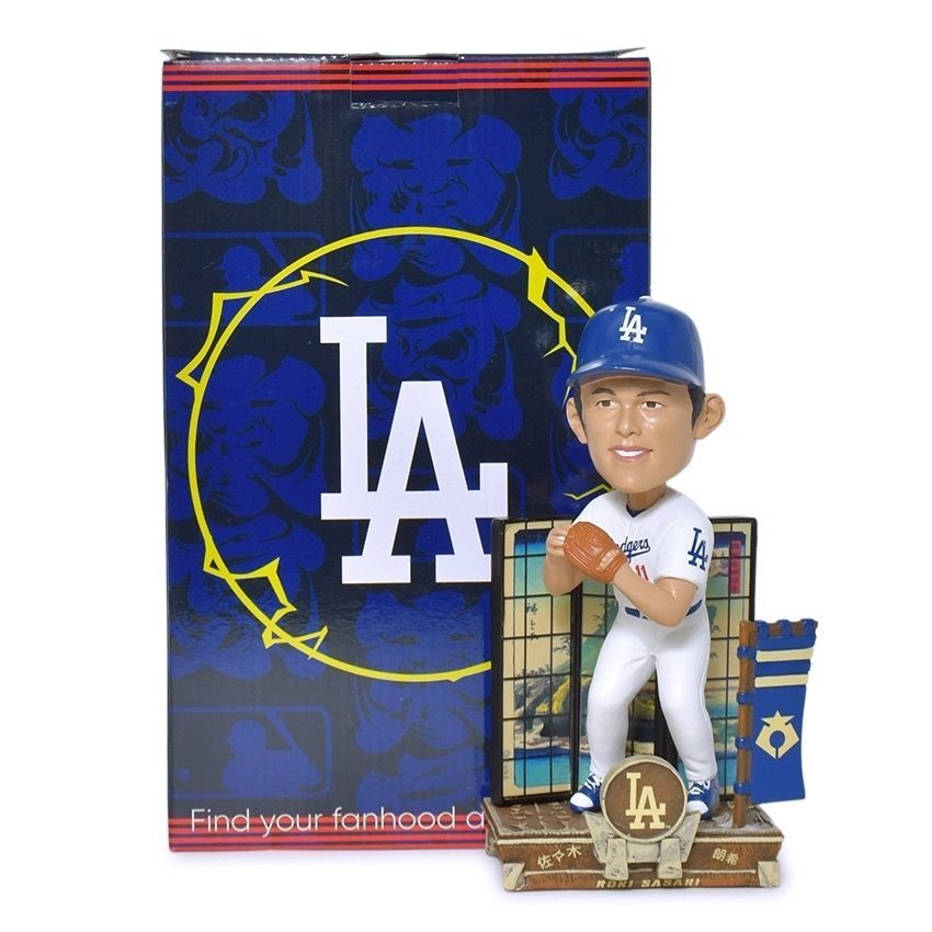 限定150個】佐々木朗希 ボブルヘッド ドジャース 2025 FOCO 東京