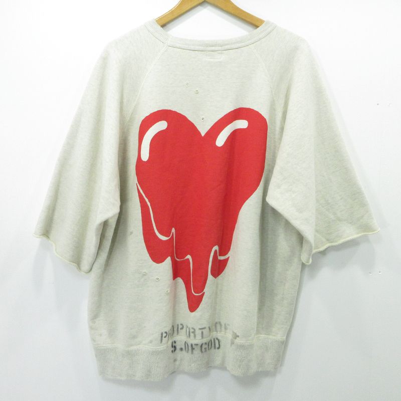 SAINT MICHAEL セントマイケルセイントマイケル スウェット STM SS SWEAT EU A 21 0000 052 グレー サイズ XL 108