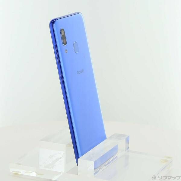 中古品〕 GALAXY A30 64GB ブルー Galaxy A30 SCV43SLU UQ mobile SIM