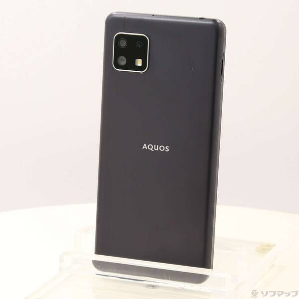 中古品〕 AQUOS sense4 basic 64GB ブラック A003SH Y!mobile【276