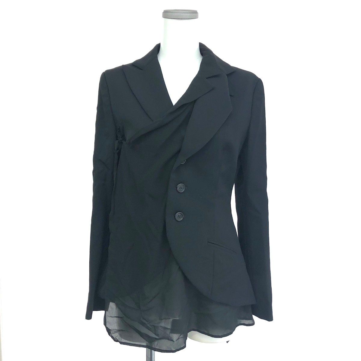 Yohji Yamamoto ヨウジヤマモト プリュス ノアール アシンメトリー