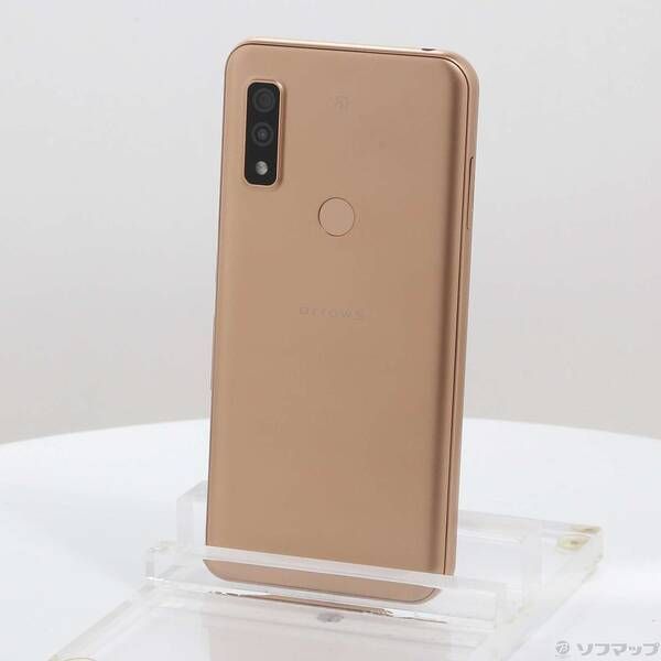 中古品〕 arrows We 64GB ローズゴールド FCG01 au SIMフリー【276