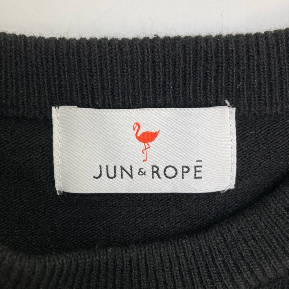 サイズ：S JUN&ROPE ジュン アンド ロペ ニットセーター ブラック系