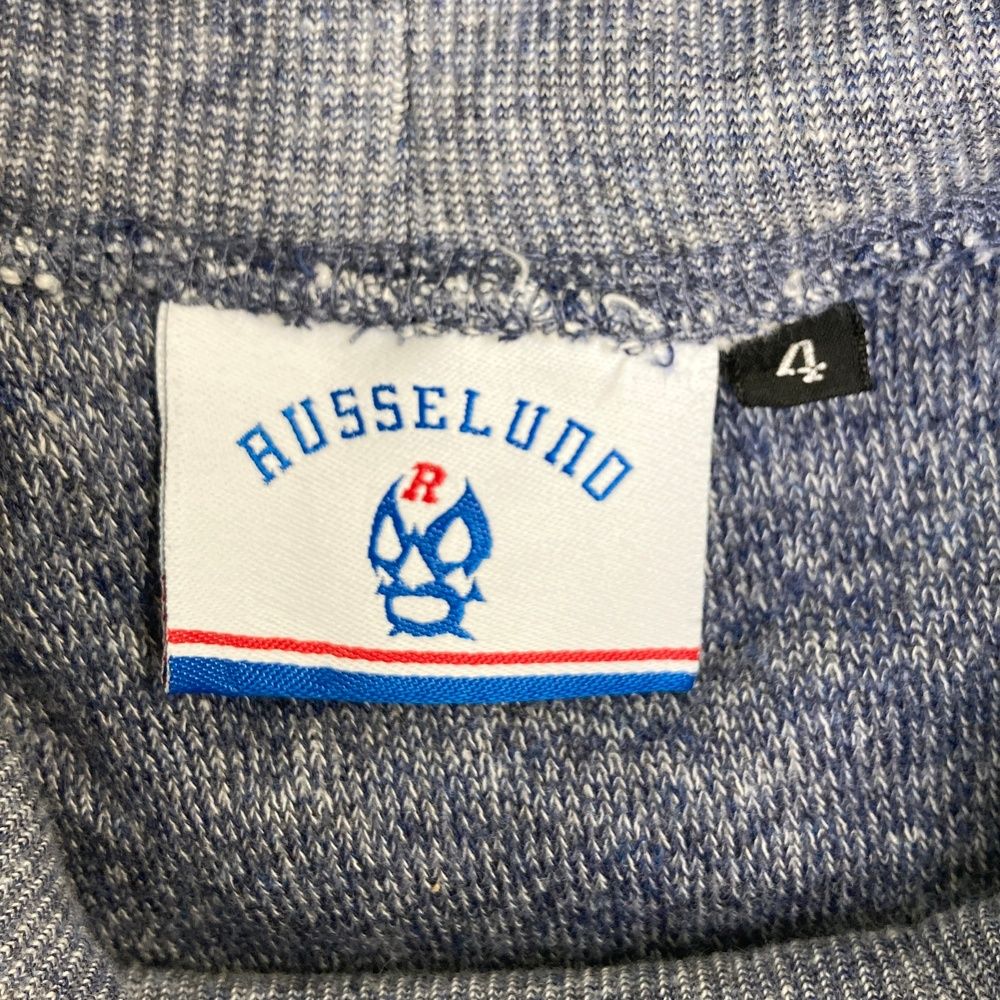 サイズ：4 RUSSELUNO ラッセルノ ハイネック スウェット 長袖Tシャツ