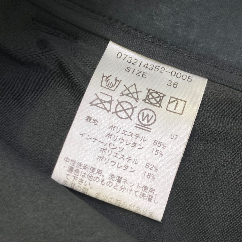 サイズ：36 G/FORE ジーフォア インナー付 スカート ブラック系