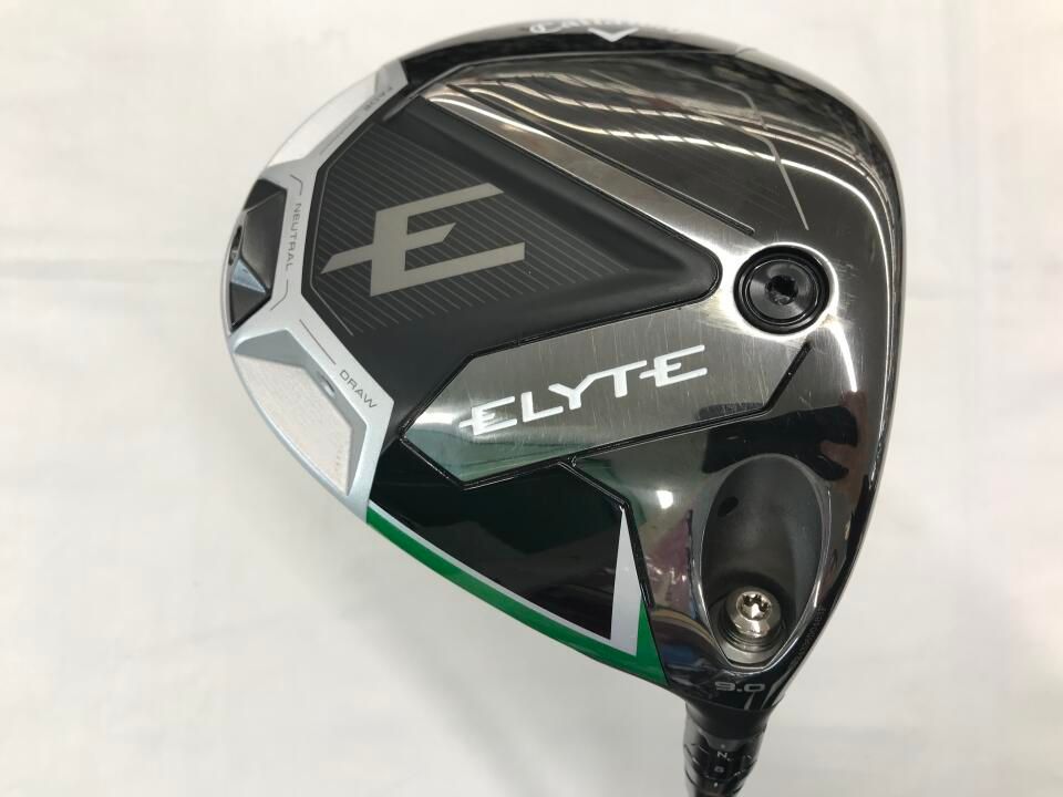 キャロウェイ ELYTE 9度 ツアーAD CQ-6 Sフレックス ドライバー 中古