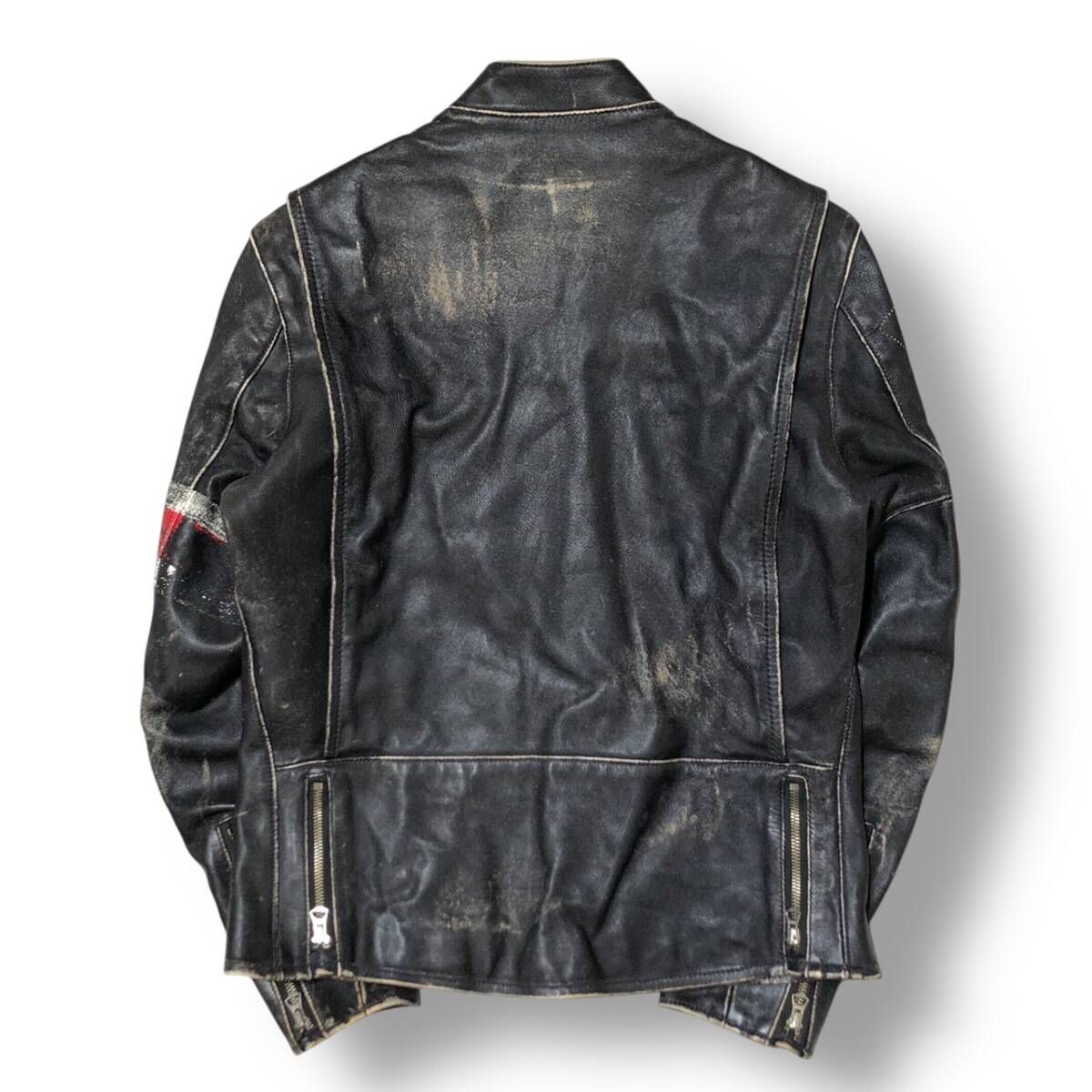 × HONDA SINGLE RIDERS JACKET シングルライダース 38 ブラック アナクロノーム ホンダ