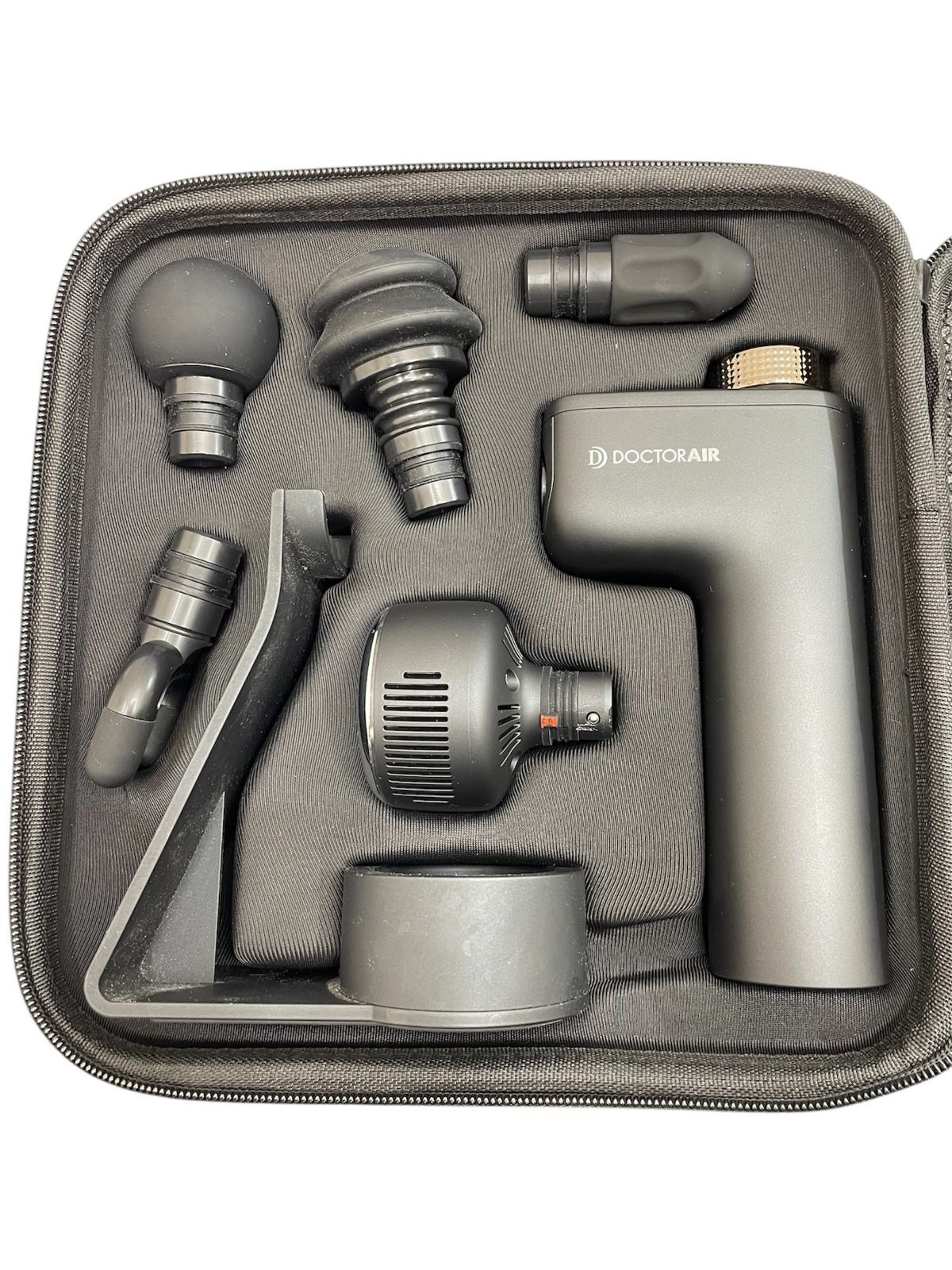  ドクターエアーエクサガン ホット＆クール REG‐03 BLACK 美顔器 美容器 ボディ フェイスケア