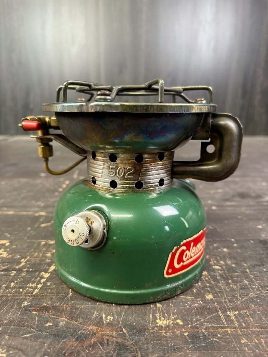 F 2541 Coleman シングルバーナー 502 コールマン 動作未 キャンプ アウトドア M 3 アウトドア調理セット カヤック用品