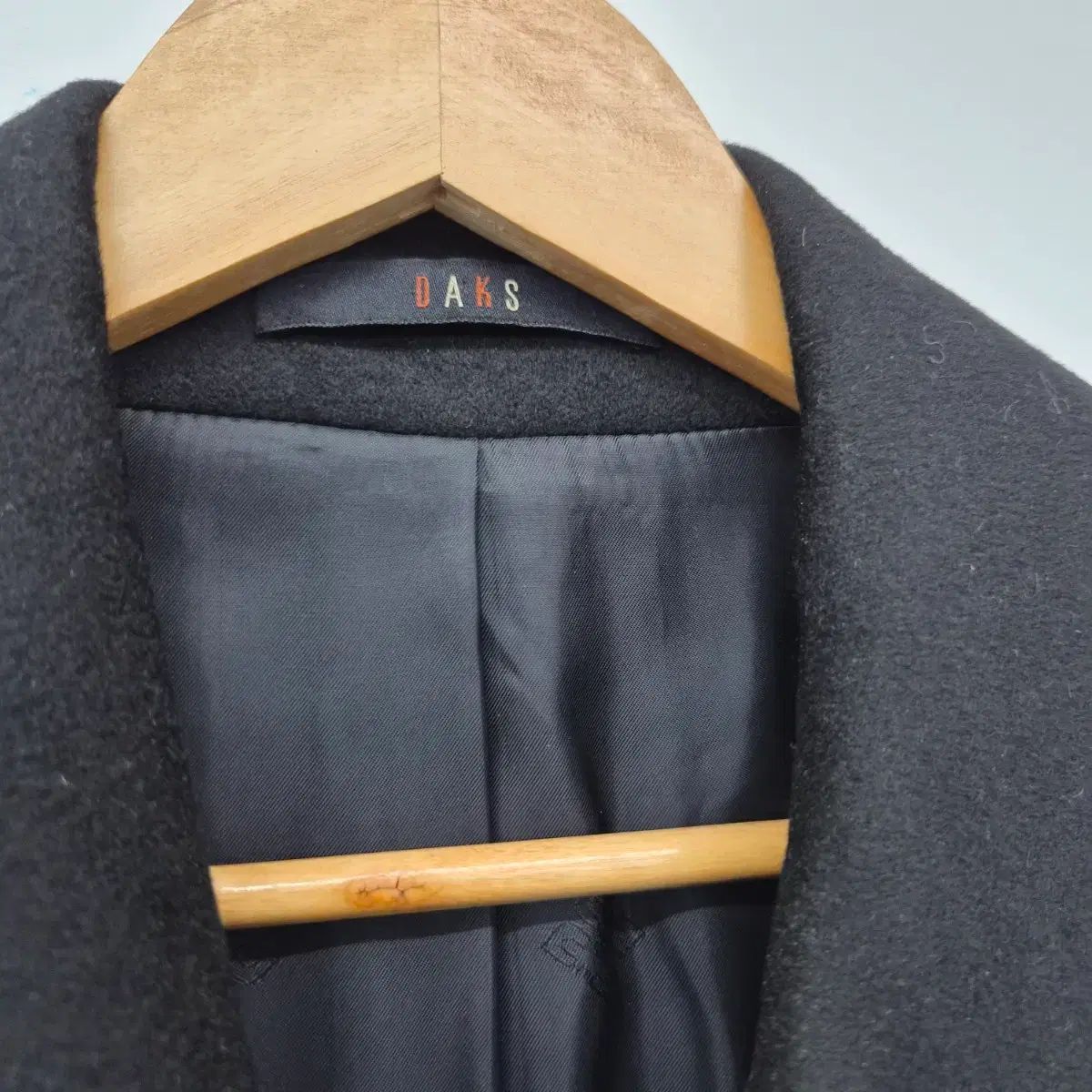 ダックス カシミア ブラック コート メンズ M