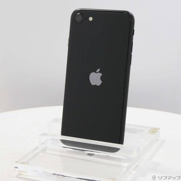 中古品〕 iPhone SE 第2世代 64GB ブラック MHGP3J／A SIMフリー【196