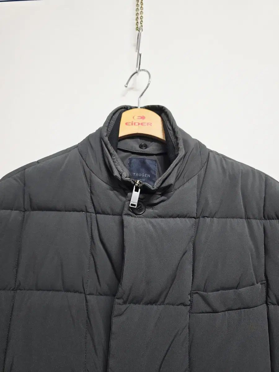 トゥルージェンスターラッシュ メンズ グースダウンコート グレー