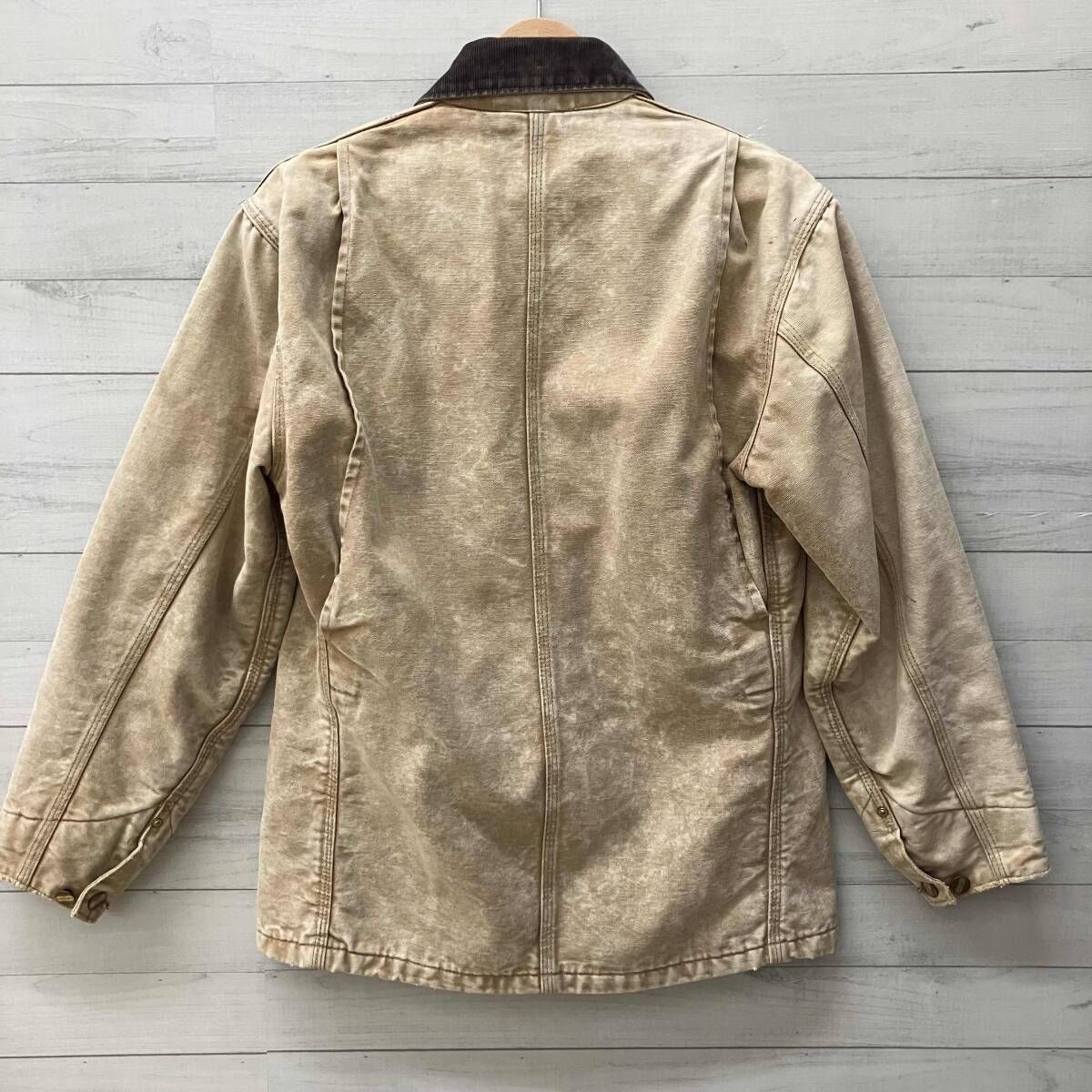 Carhartt カーハート キャメル ジャケット フード CHORE COAT DUCK WORK JACKET ブラウン