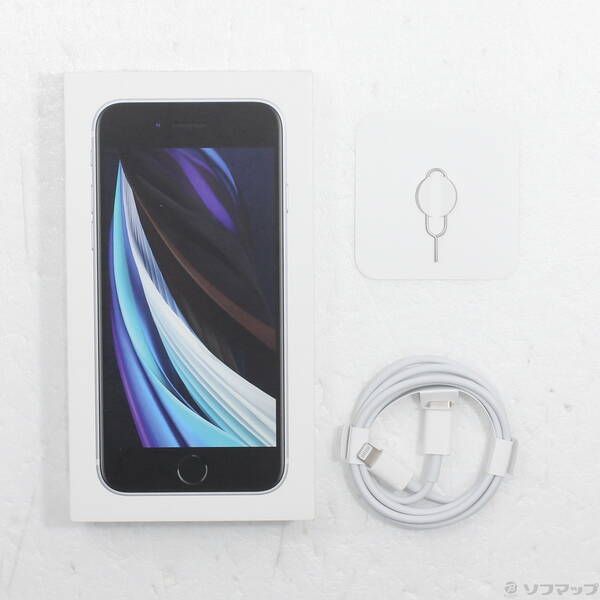 中古品〕 iPhone SE 第2世代 64GB ホワイト MHGQ3J／A SIMフリー【348